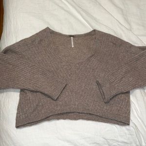 Free people cropped sweater